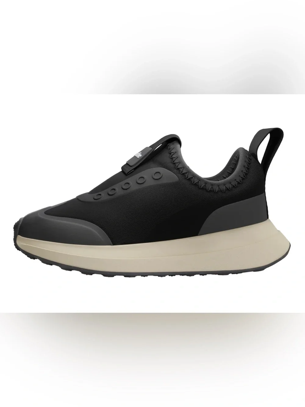 ROBBIE DASH BLACK SNEAKERS - NATIVE (Slip-On Athletic Sneakers)